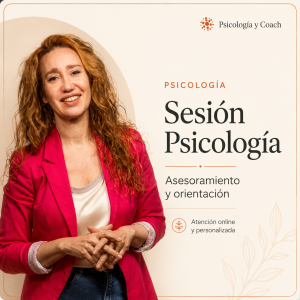 Ana Llorens, psicóloga sanitaria, en la imagen de su sesión individual de psicología online